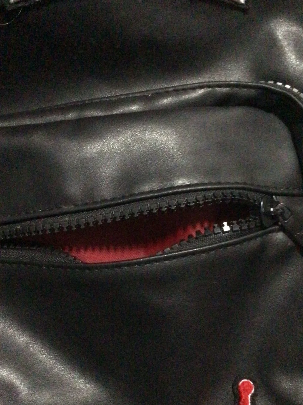 Jordan Black and Red Logo Backpack